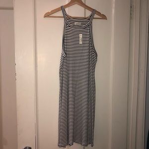 Brand new striped ribbed knit Madewell dress